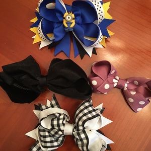 Girl’s bows set 5